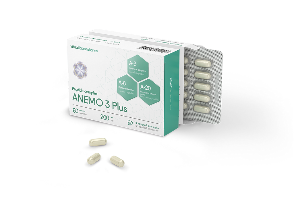 Anemo 3 Plus peptidkomplex med Ventfort, Vladonix och Bonomarlot